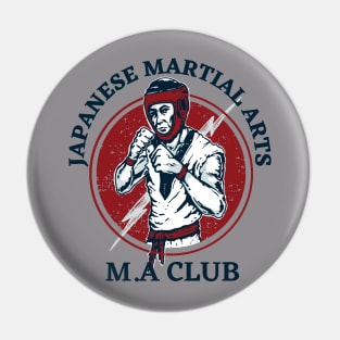 Martial Arts Club T-Shirt Pin