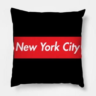 NEW YORK CITY SUPER USA LOGO NYC Pillow