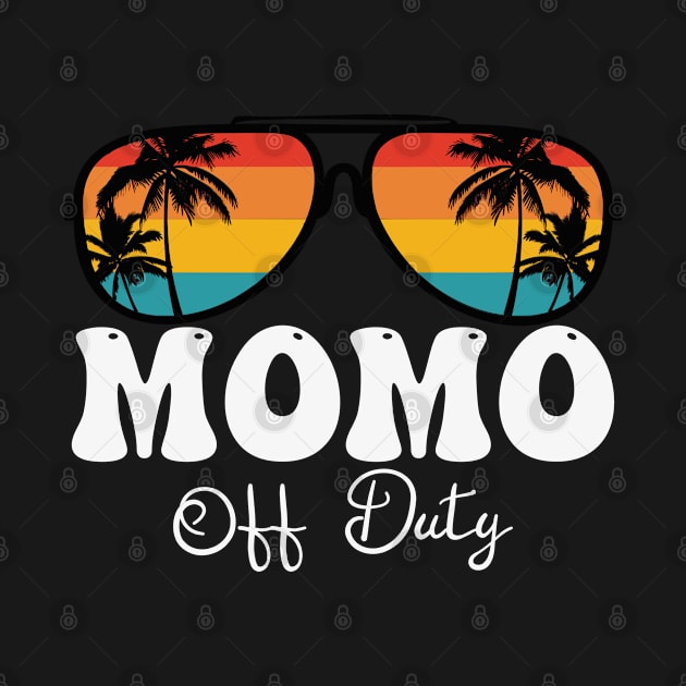 Momo Women Off Duty Sunglasses Grandma Hello Summer Sunset by TeeaxArt