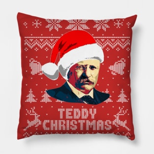 Theodore Roosevelt Teddy Christmas Pillow