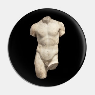 Popular Sculpture Art, Statue of David, Nude Body Pin