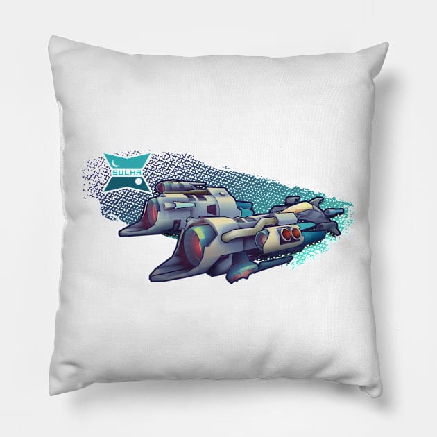 Redout - Graphic Sulha AG Pillow by 34bigthings