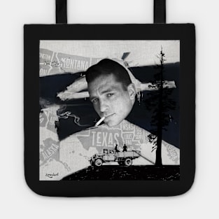 Jack Kerouac | On the Road | Digital Collage Tote