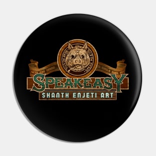 Shanth Enjeti Art Speakeasy Pin