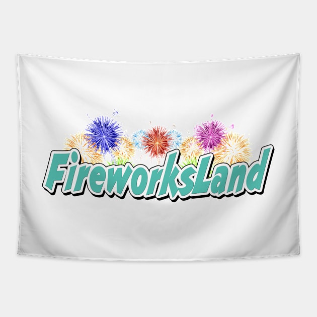 FireworksLand Tapestry by PyroFlashgear