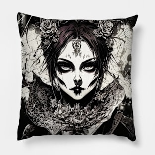 Gothic Glamour: Add a Touch of Dark Elegance to Your Home with Our Gothic Art Pillow