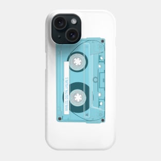 Cassette Tape (Middle Blue Colorway) Analog / Music Phone Case