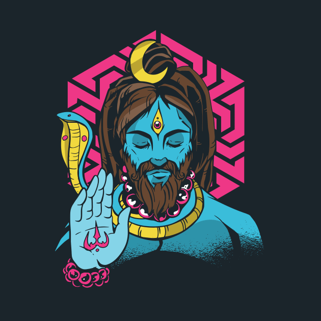 Lord Shiva Illustration by SLAG_Creative