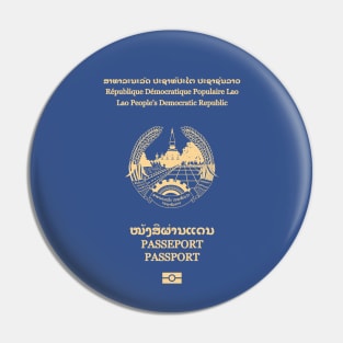 Lao passport Pin