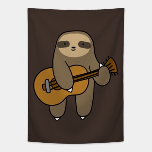 Guitar Sloth Tapestry