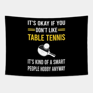 Smart People Hobby Table Tennis Ping Pong Tapestry