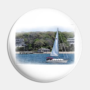 Sailboat In New England Pin