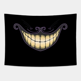 Cheshire Cat Grin Tapestry