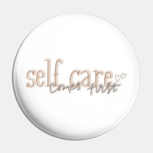 Self care Pin