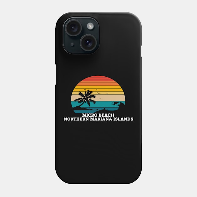 Micro Beach Northern Mariana Islands Beaches Phone Case by Kerlem