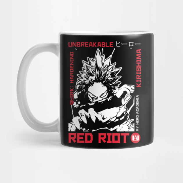 Red Riot Kirishima My Hero Academia My Hero Academia Mug Teepublic