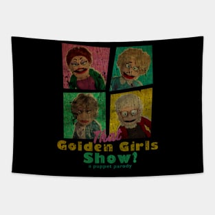 VINTAGE TEXTURE - THAT GOLDEN GIRLS SHOW - A PUPPET PARODY SHOWS Tapestry