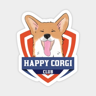 The Happy Corgi Club Magnet