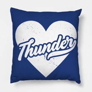 Vintage Thunder School Spirit // High School Football Mascot // Go Thunder Pillow