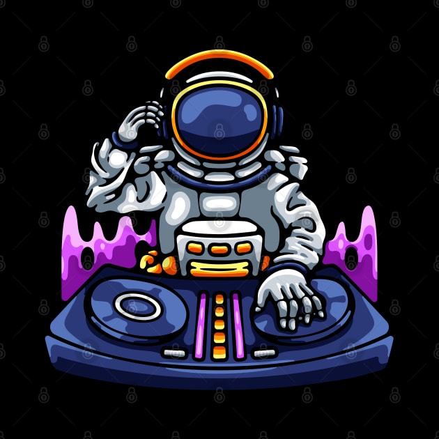 Astronaut DJ by andhiika