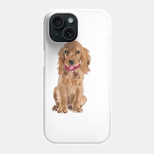 Cheeky Spaniel Puppy Phone Case