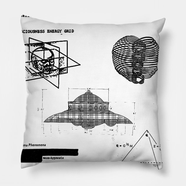 Alternate Psychotronic Universe Pillow by ActualLiam