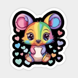 Rainbow of Love Baby Kangaroo Magnet