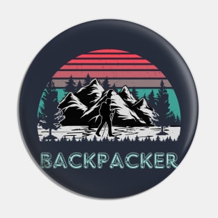 Backpacker Pin