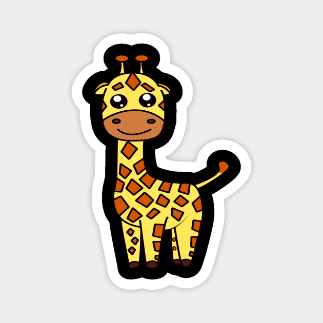 Cute Baby Giraffe Magnet by AquaticPals