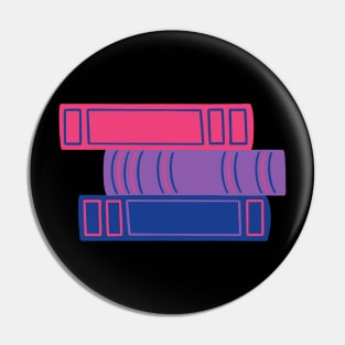 Bi Book Pride Stack Pin