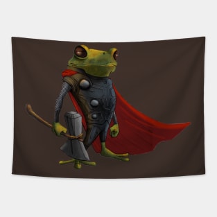 Frog Thor Tapestry