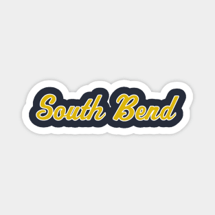 South Bend Script Magnet