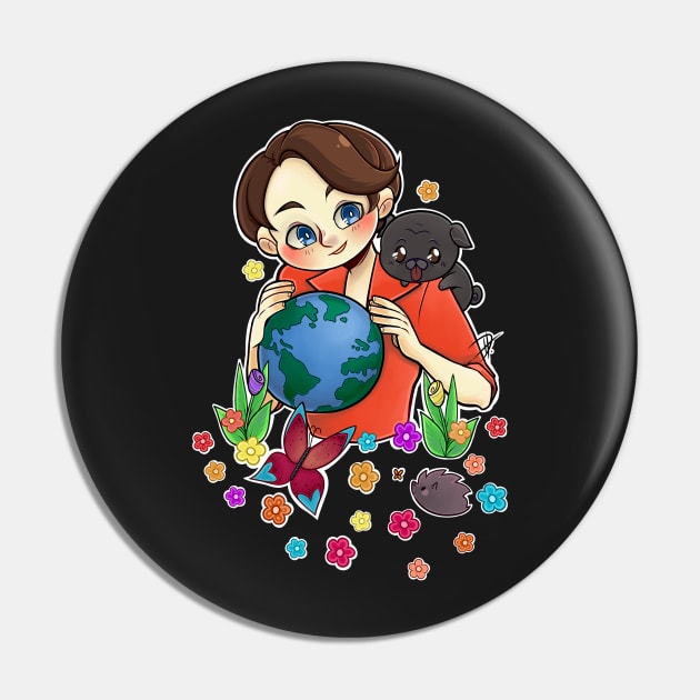 WWF Charity Event Tee Pin by dawko