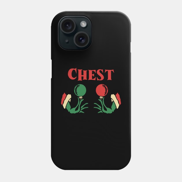 Chest Nuts Funny Christmas Phone Case by maddude