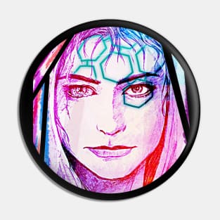 Digital Cyborg Pin