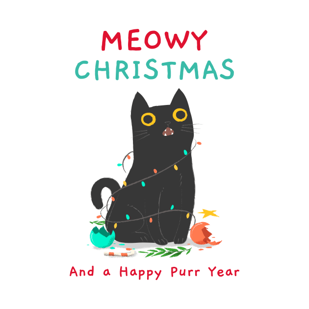 Meowy Christmas by MellowGroove