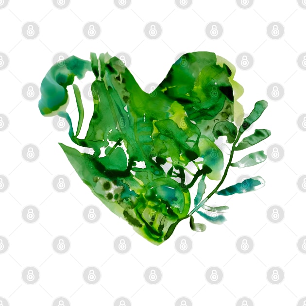 green heart by Bunny Noir