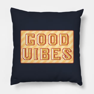 Good Vibes Retro Pillow