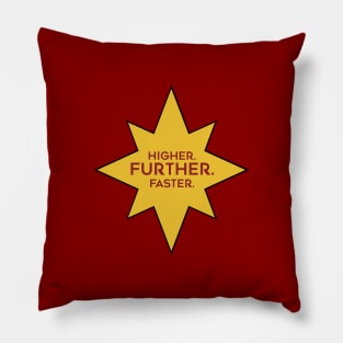 Star. Higher. Further. Faster. More Pillow