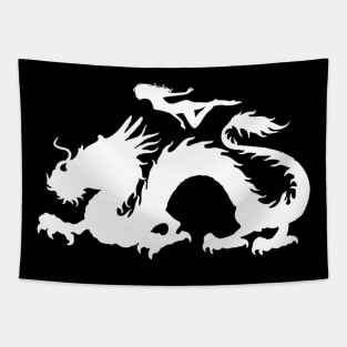 my dragon friend 2.0 Tapestry