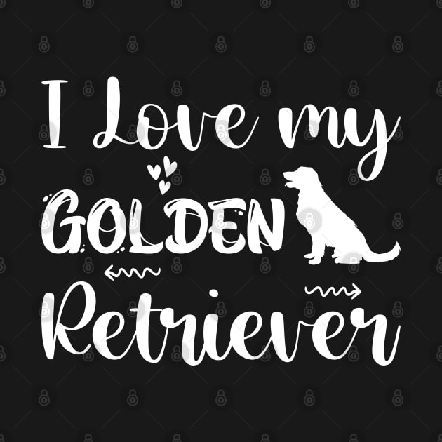 Cute Golden Retriever Mom Goldie Dad Love Dog Puppy by BarrelLive