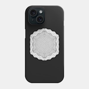 Hex scintillation optical illusion Phone Case