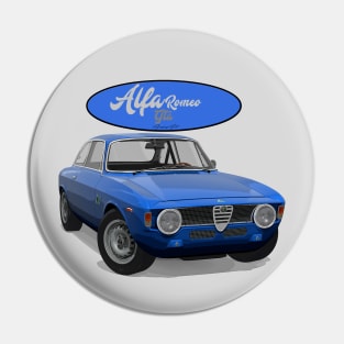 ALFA ROMEO GTA Blue Pin