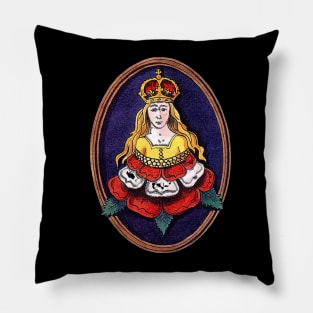 Katherine Parr Royal Badge Queen Tudor Rose Pillow