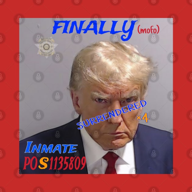 tRump Mugshot POS1135909 - Back by SubversiveWare