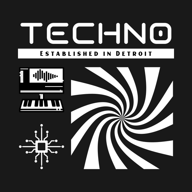 TECHNO - Established In Detroit by DISCOTHREADZ 