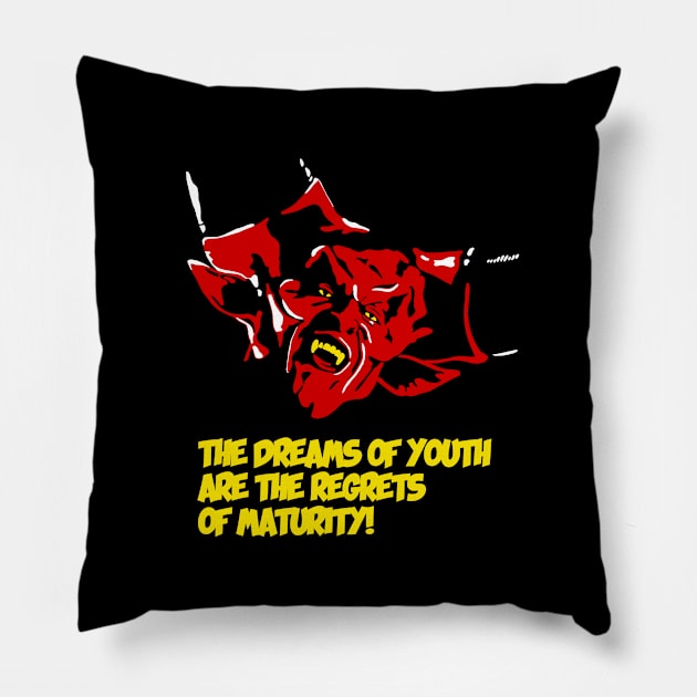 Darkness: Dreams of Youth Pillow by Slabafinety