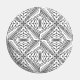 Gray Geometric Star Pin