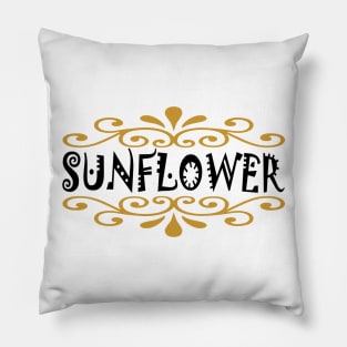 Sunflower Pillow