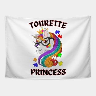 Tourette Beautiful Princess Tapestry